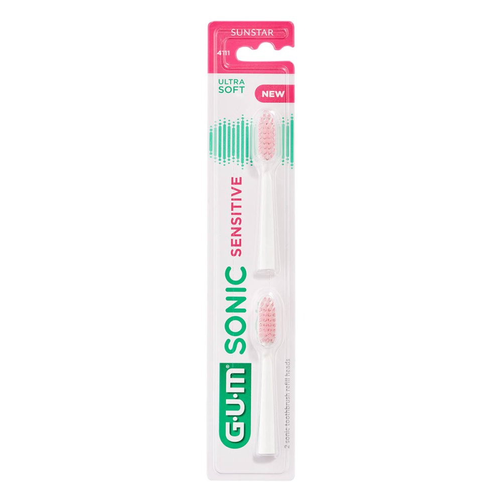 Sunstar Deutschland GmbH Gum Sonic Sensitive Ersatzbürstenköpfe 16886359