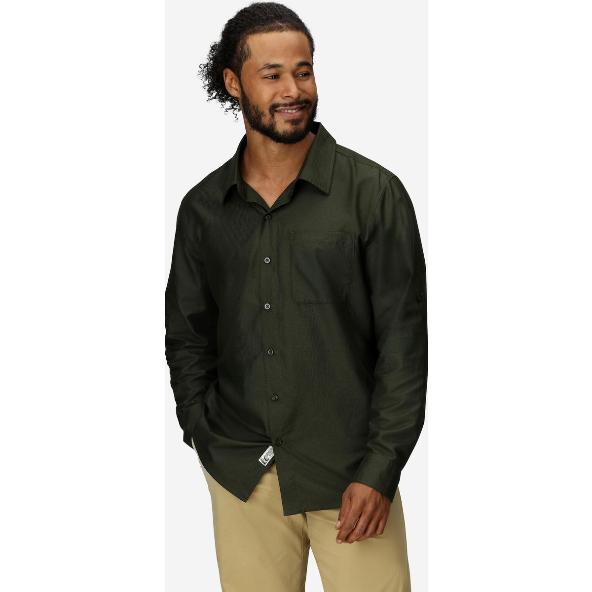 Marmot Airexchange Long Sleeve Shirt rosin green (7764) M M16473-7764-M