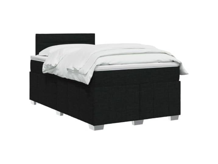 vidaXL Boxspringbett mit Matratze Schwarz 120 x 190 cm Stoff Passt die Unterstützung an deine gewünschte Höhe an, Beleuchte deinen Raum mit flexibler Beleuchtung, Bietet ausgewogene