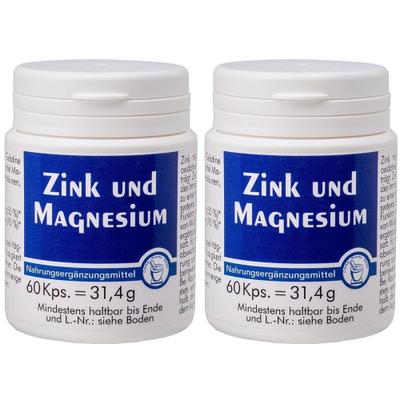 Zink UND Magnesium Kapseln 2x 2x60 St