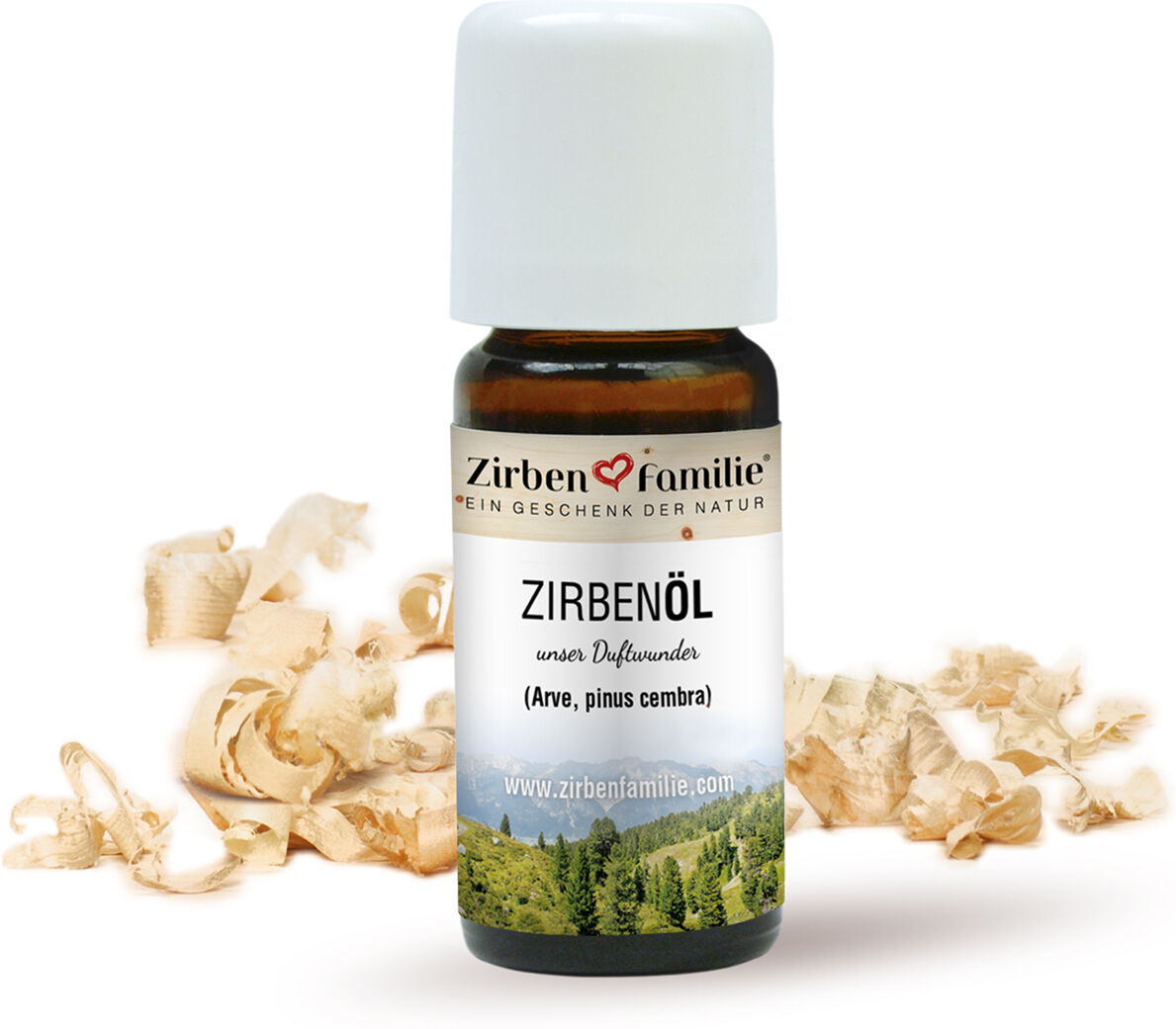 Zirbenfamilie Olio di pino cembro 10 ml il nostro miracolo di fragranza