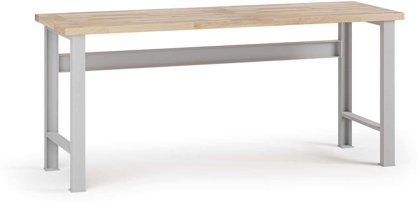 B2B Partner Werkbank G7, Buche-Leimholzplatte, 2100 x 685 x 840 mm