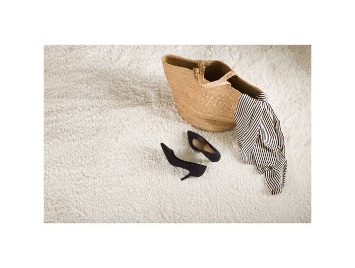 Teppich Wandir Weiss Jute 340 x 240 cm - Material: 70% Polypropylen / 30% Jute - Teppich