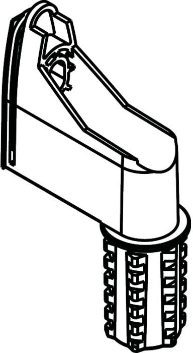 Hansgrohe Wandstütze UnicaC 96275000