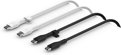 Belkin Cabo  Flex USB-C para USB-C - Preto   Branco - 2uni