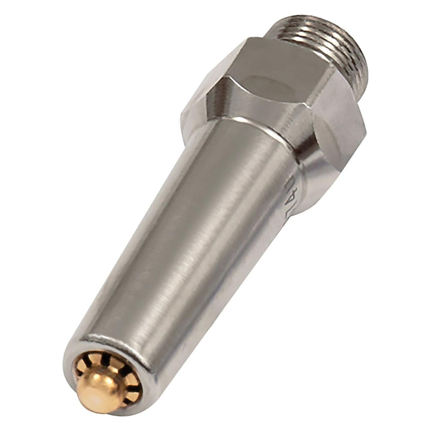 Riegler Sicherheitsdüse Aussengewinde Messing vernickelt Länge 45 mm Aussen-Ø 8 mm (114456)