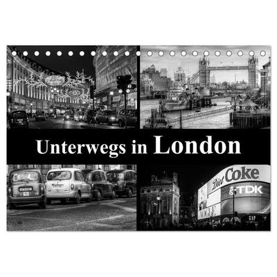 Unterwegs in London (Tischkalender 2026 DIN A5 quer), CALVENDO Monatskalender