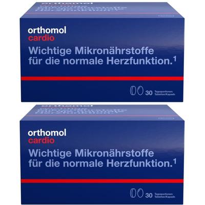 Orthomol Cardio Tabletten/Kapseln Kombipackung x2 2x30 St