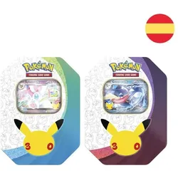 Pokémon Spanish Pokemon 30 Anniversary Sylveon / Greninja Card Game tin (Spanisch, Box Set & Collection)