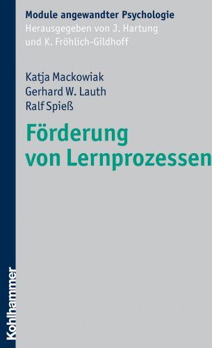 Ralf Spieß - Förderung von Lernprozessen (Module Angewandter Psychologie) - Preis vom 11.10.2026 15:43:13 h