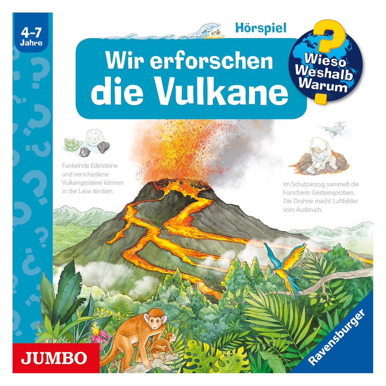 Jumbo Wieso Weshalb Warum Wir erforschen die Vulkane (4) (Sandra Noa, Deutsch) (8337-4720-5)