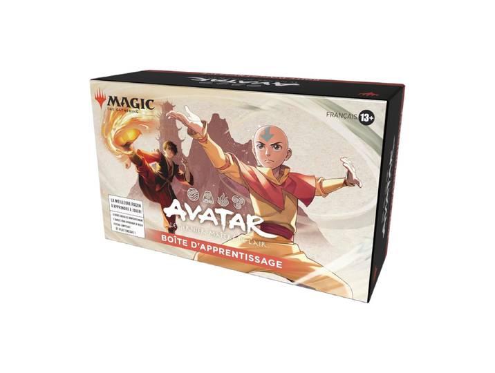 Magic: The Gathering Boîte d’apprentissage Avatar : Le Dernier Maître de l’Air – Paquets de cartes et accessoires – Jeu de cartes à collectionner – Édition française