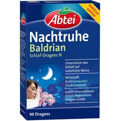 Abtei Nachtruhe Baldrian Schlaf-Dragees 90 St