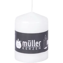 Stumpenkerze WHITE (DH 5,70x8 cm) - DH 5,70x8 cm