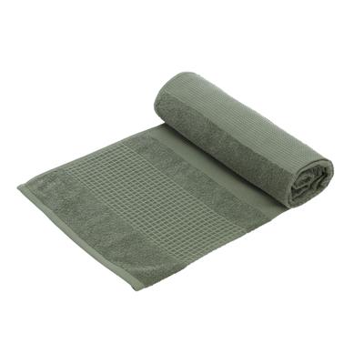 Hamamtuch VOSSEN "Shallow", grün (detox grün), B:67cm L:180cm, Waffelpiqué, Baumwolle, Handtücher, Yogatuch - passend für jede Matte