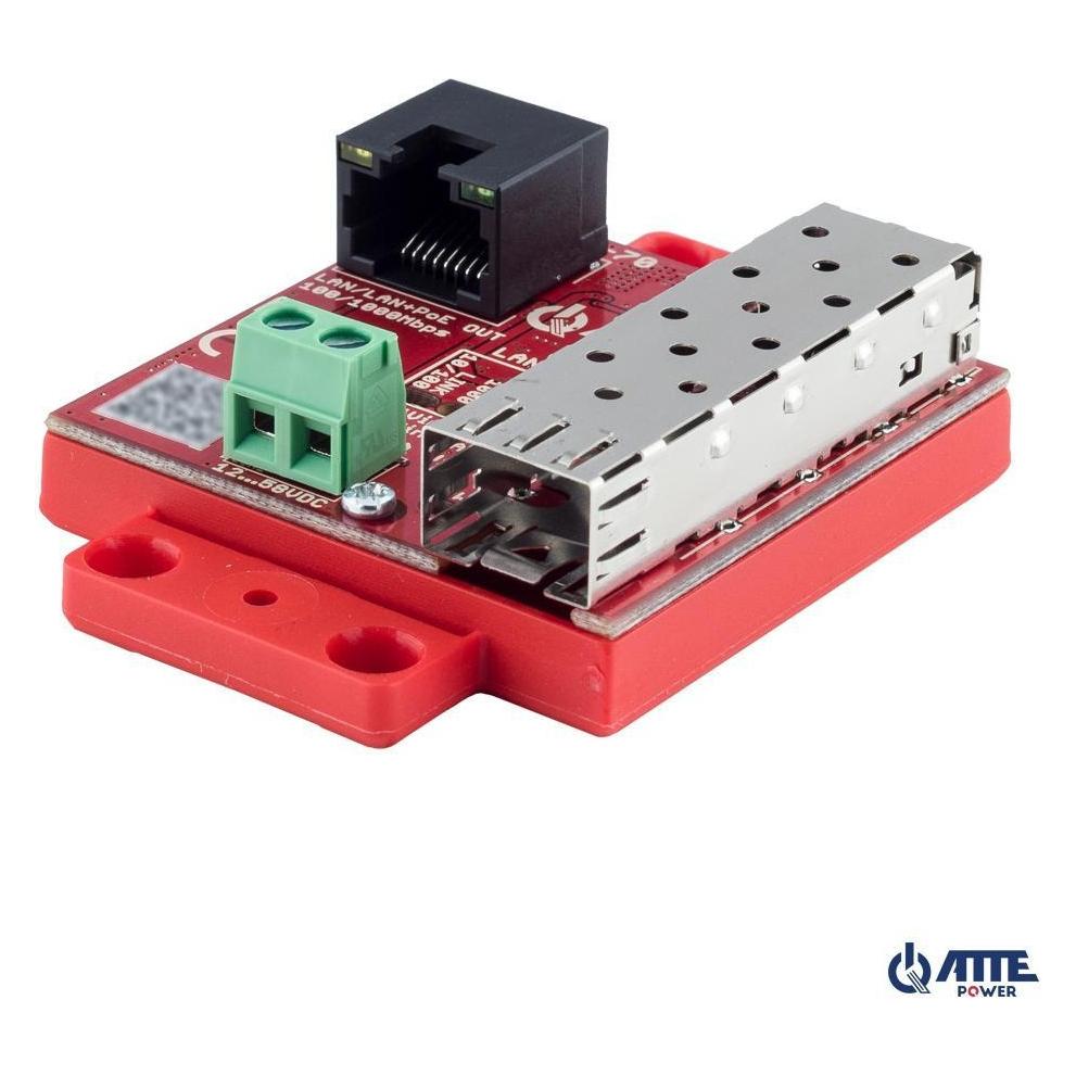 Atte Gigabitowy media konwerter Ethernet xFIBER-2-70 (PoE OUT) (Netzwerk Zubehör) (35954)