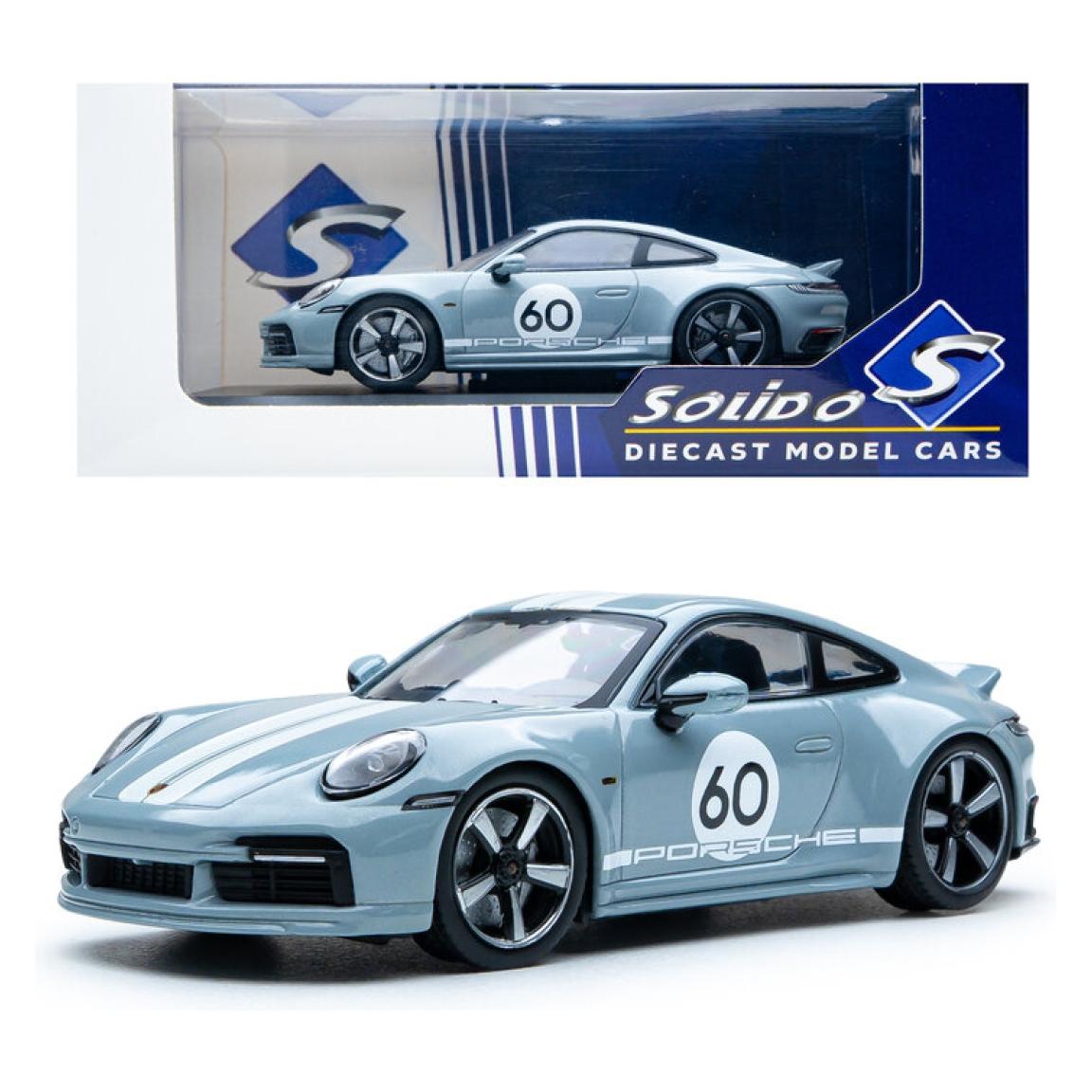 Solido 1:43 Porsche 992 Sport Classic 2023 grau (421438246)