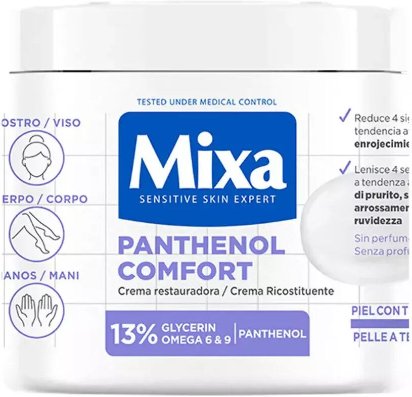 Mixa Panthenol Comfort Restorative Cream for Atopic Skin 400 ml