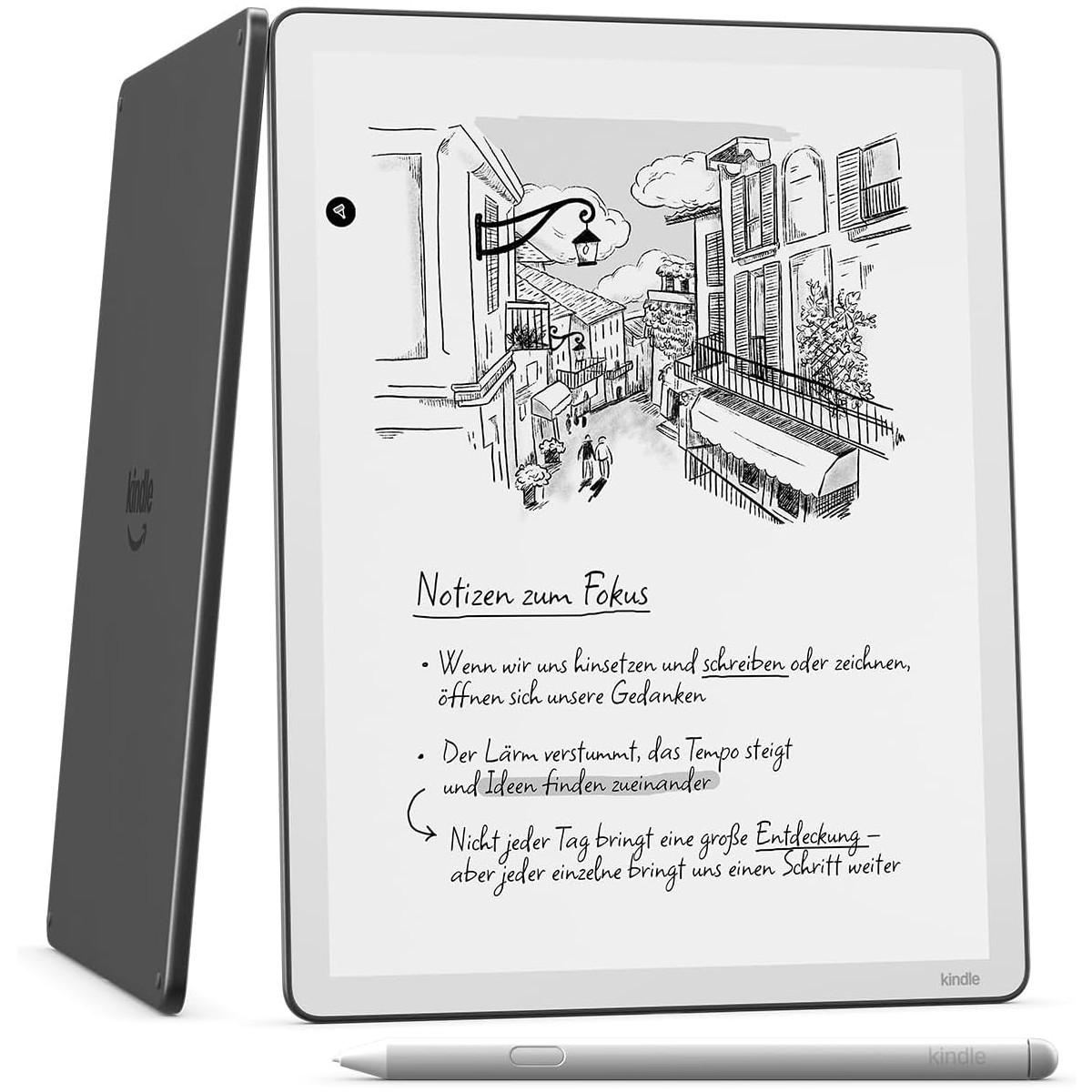 Amazon Kindle Scribe, 27,9 cm (11"), E Paper, AZW, AZW3, DOC, DOCX, EPUB, HTML, MOBI, PDF, PRC, RTF, TXT, AAX, BMP, GIF, JPEG, PNG, 64 GB