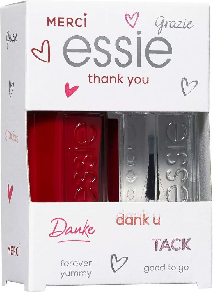 Essie - Gift Set Thank You, Set,  forever yummy & top coat good to go
