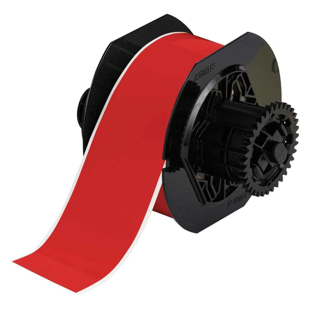 Brady B30C-2250-7569-RD, Standard Vinyl, Rot, glänzend, 57.00 mm x 30.00 m, Endlos (57 mm) (B30C-2250-7569-RD)