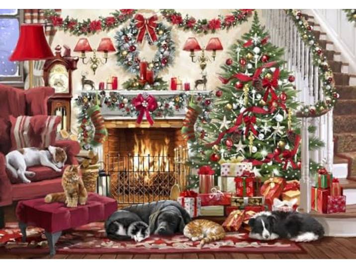 Bluebird puzzel Cosy Fireplace - 2000 stukjes