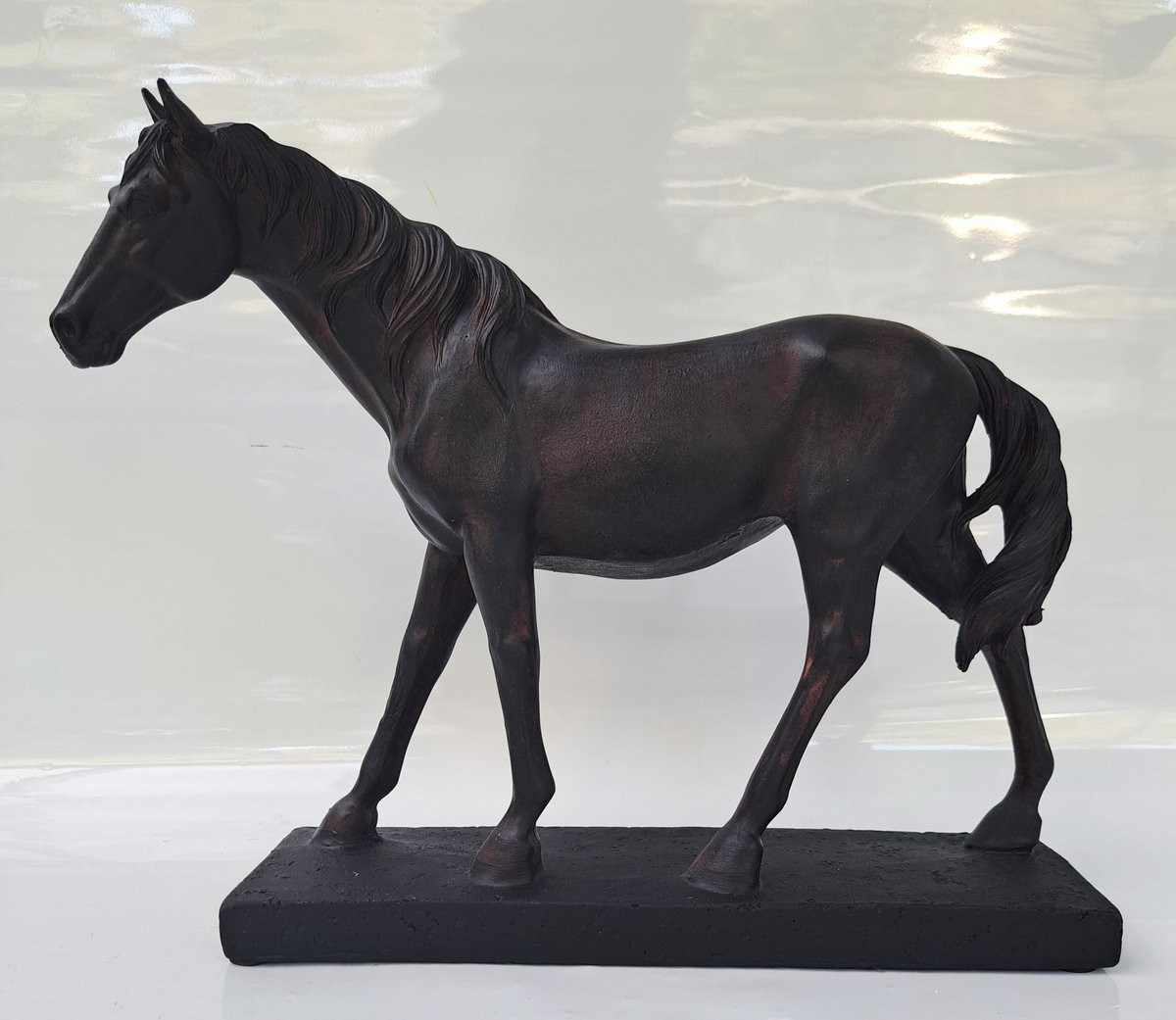 Decoratief Paard van Polystone - Lengte: 29 cm - CT682450