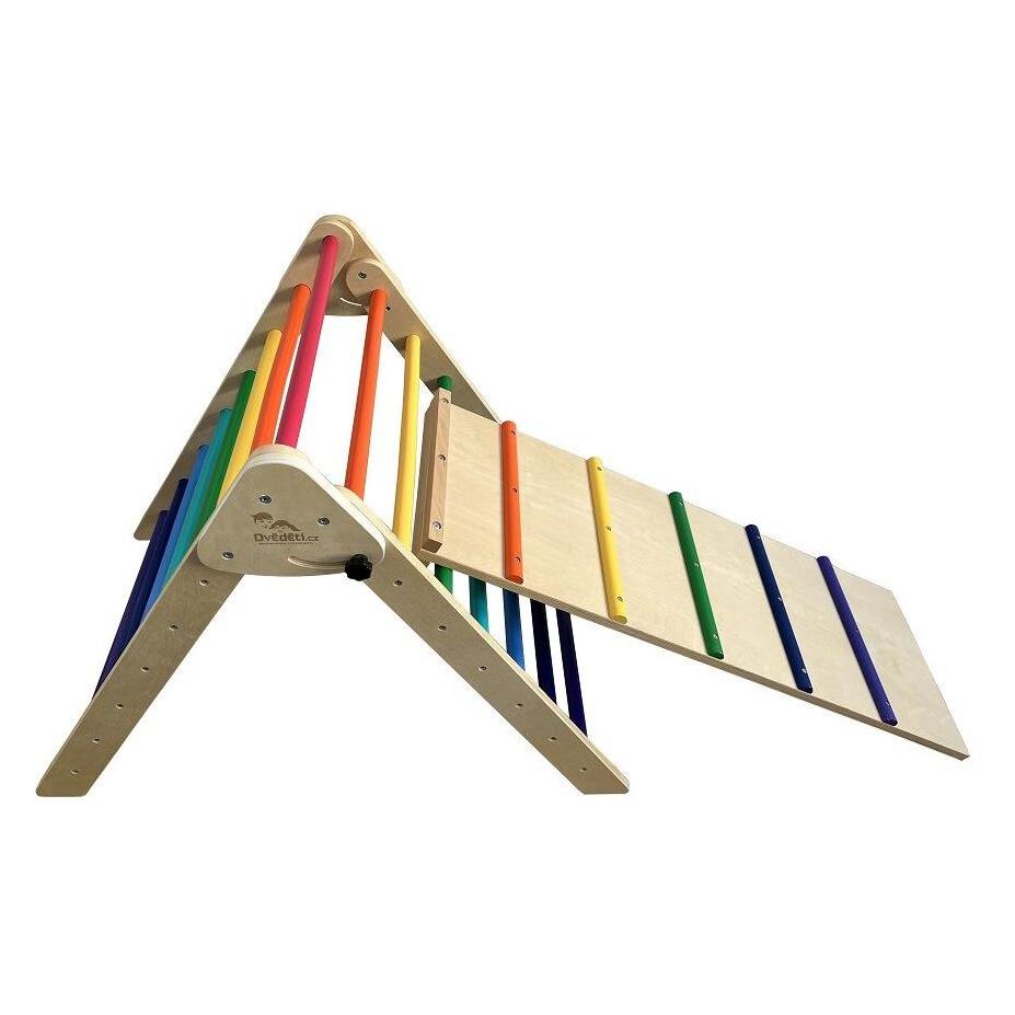 2Kids Toys Pikler-Dreieck mit Regenbogenbrett / ab 1,5 Jahren (2D79672)