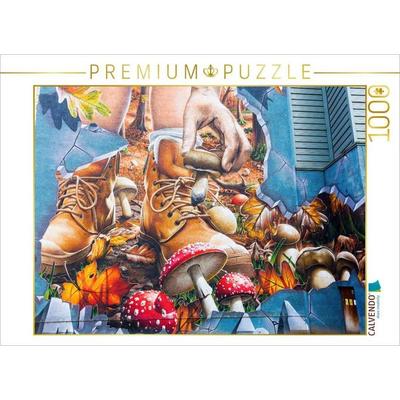 CALVENDO Puzzle Streetart in Glasgow, Großbritannien | 1000 Teile Lege-Größe 64x48cm Foto-Puzzle für glückliche Stunden