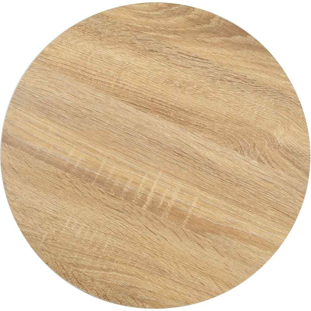vidaXL Table de bistro Marron clair 40 cm MDF