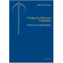 ' Traduit de l'allemand (Autriche) ', Fachbücher von Valérie de Daran