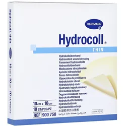 Hydrocoll thin Wundverband 10x10 cm 10 St
