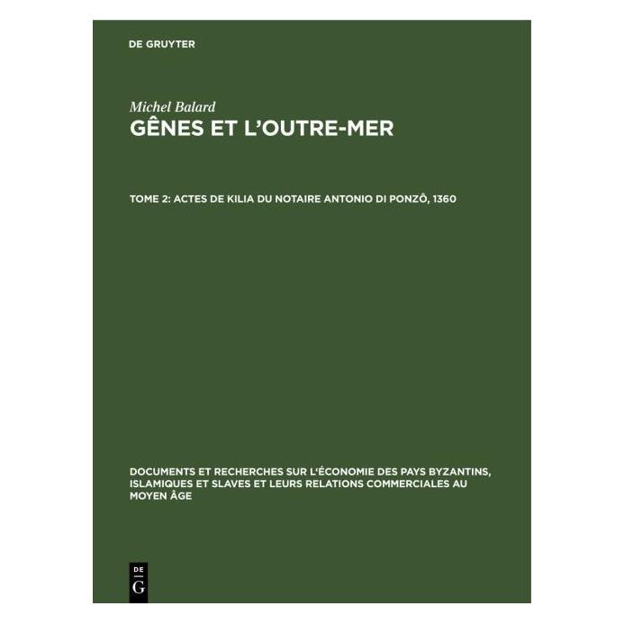 De Gruyter Michel Balard: Gênes et loutre-mer / A (Französisch, Hardcover, Michel Balard) (67777506)