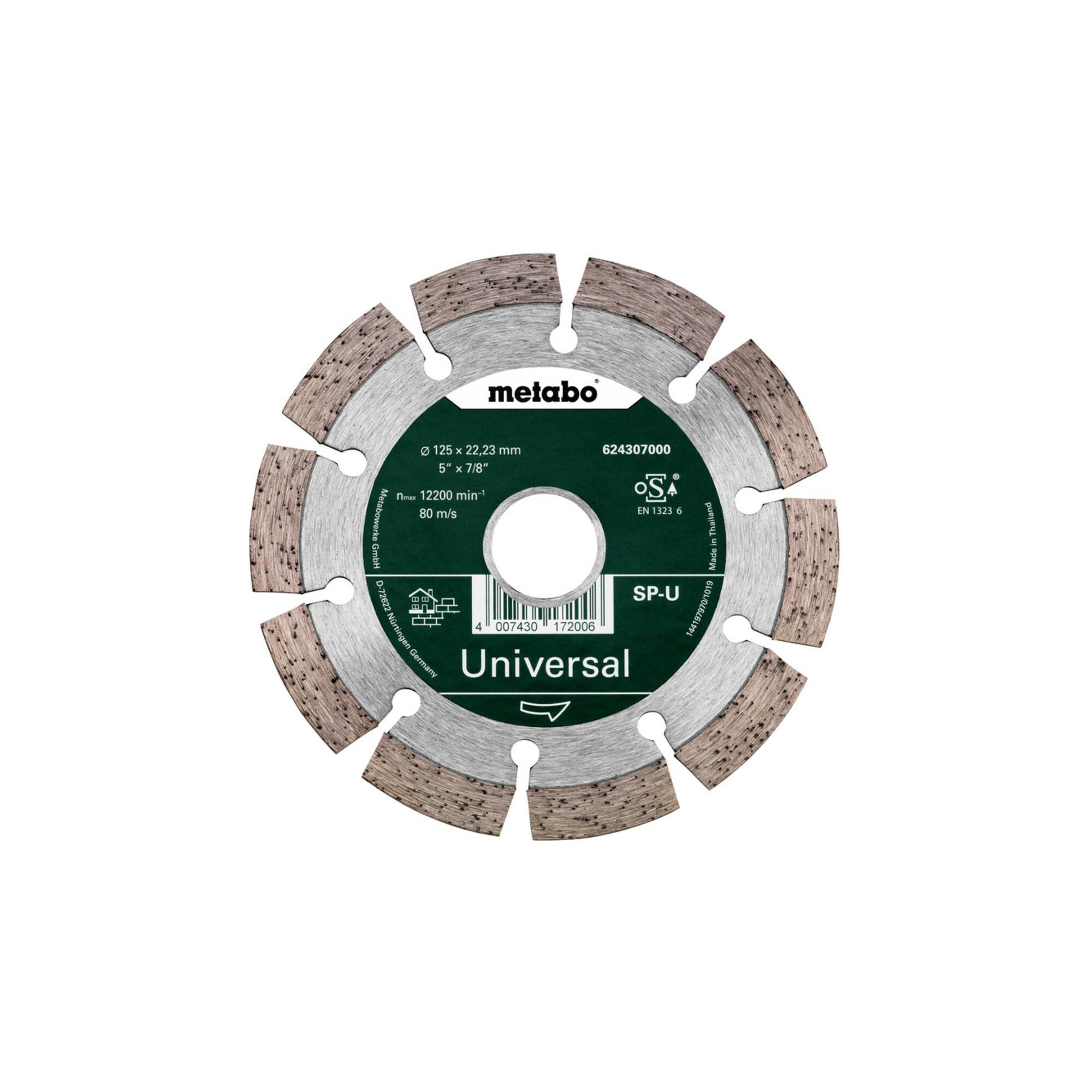 Metabo SP-U Universal Diamanttrennscheibe, 125x22,23mm, 624307000)