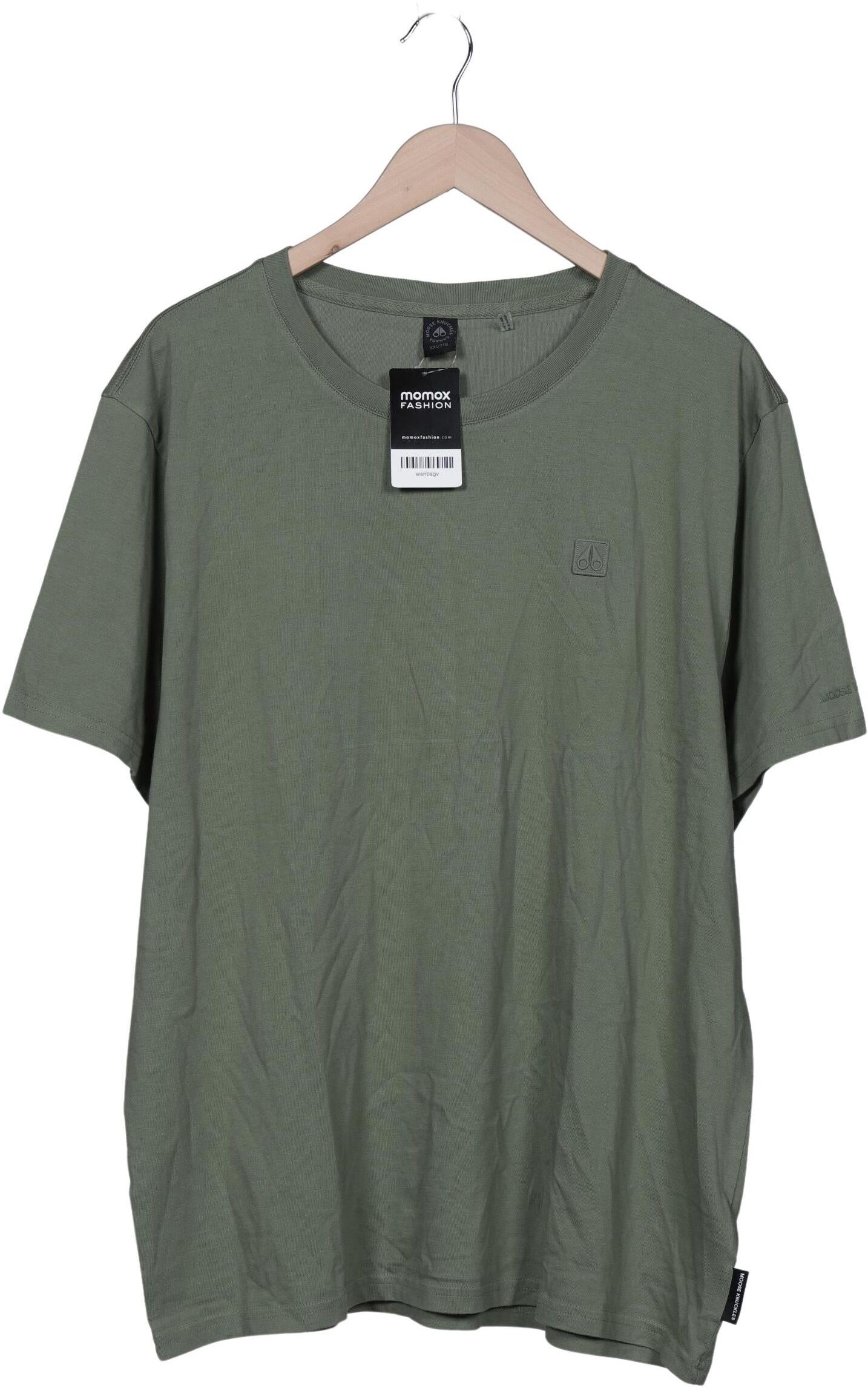 Moose Knuckles Herren T-Shirt, Grün, Gr. Xxl, Baumwolle - Second Hand