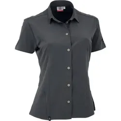 MAUL Damen Bluse Vilsalpsee-1/2 Bluse elast. un, Größe 44 in Grau Grau