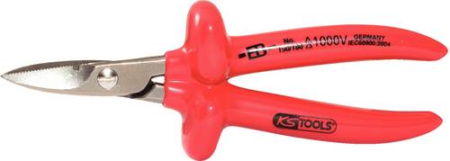 KS Tools 1000V Elektrikerschere, 180mm 117.1206