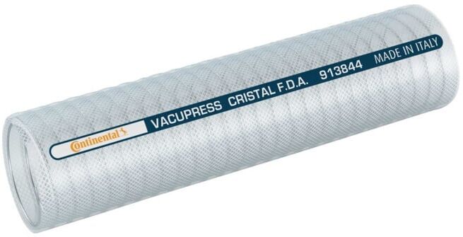 Continental VACUPRESS CRISTAL FDA Tuyau d'aspiration et de refoulement 50x6,5mm, 30m ; ContiTech (5910001677)