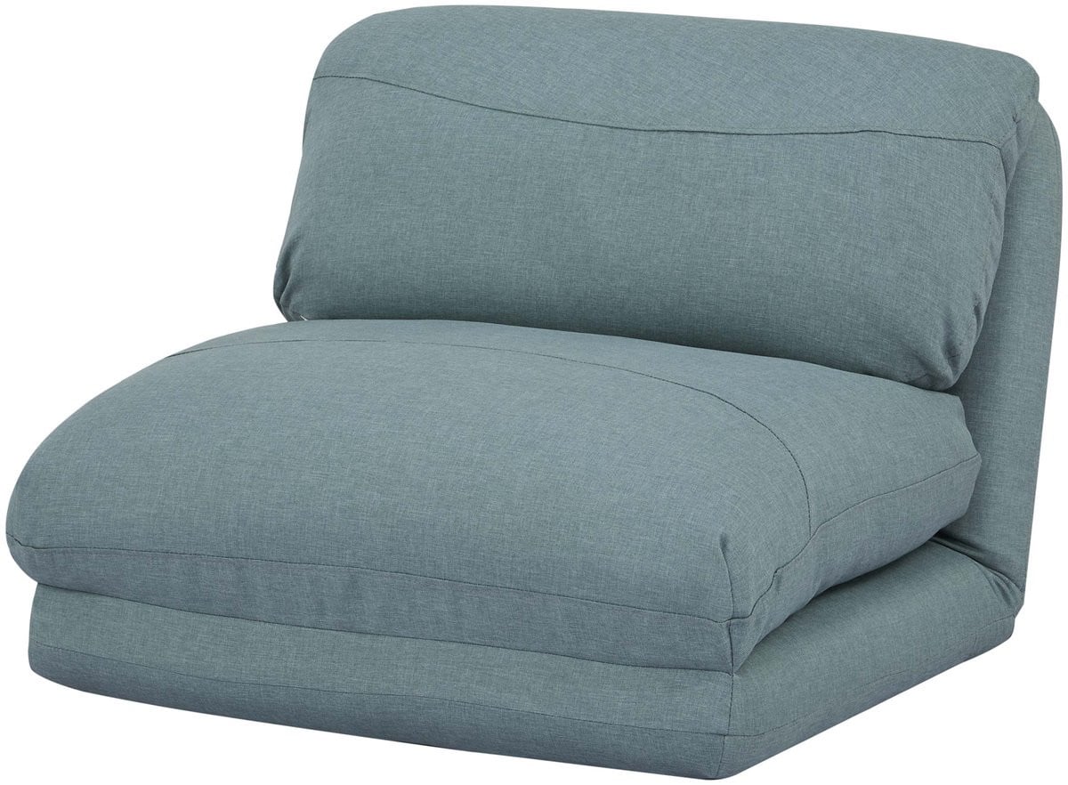 MCW Fauteuilbed MCW-E68 Slaapbank in Grijsblauw Textiel