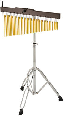 Millenium Solid Bar Chimes Brass/w Stand