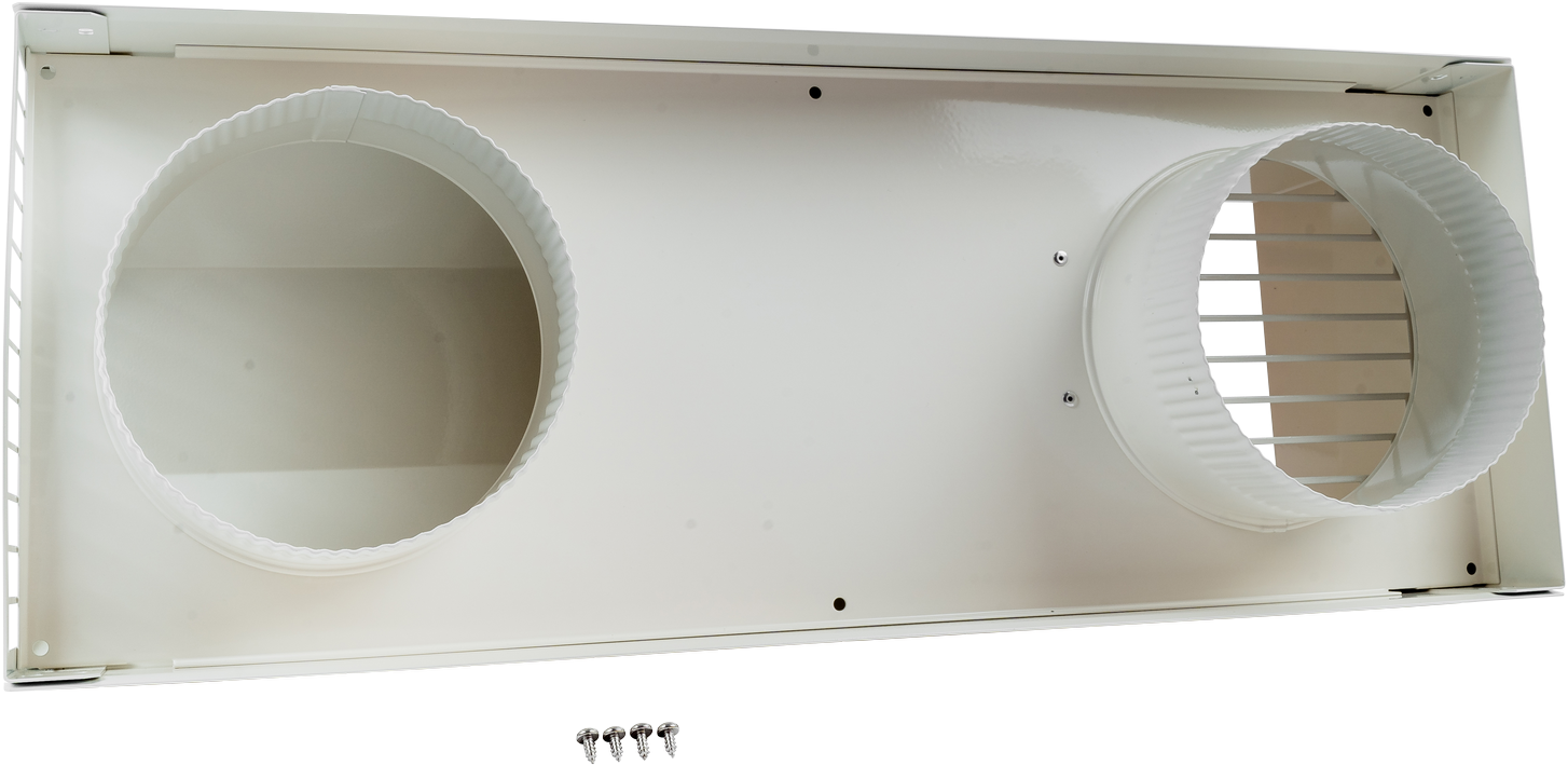Wolf CWL Excellente double grille 2577579 F-300, DN 160, pour air extérieur / évacué, blanc
