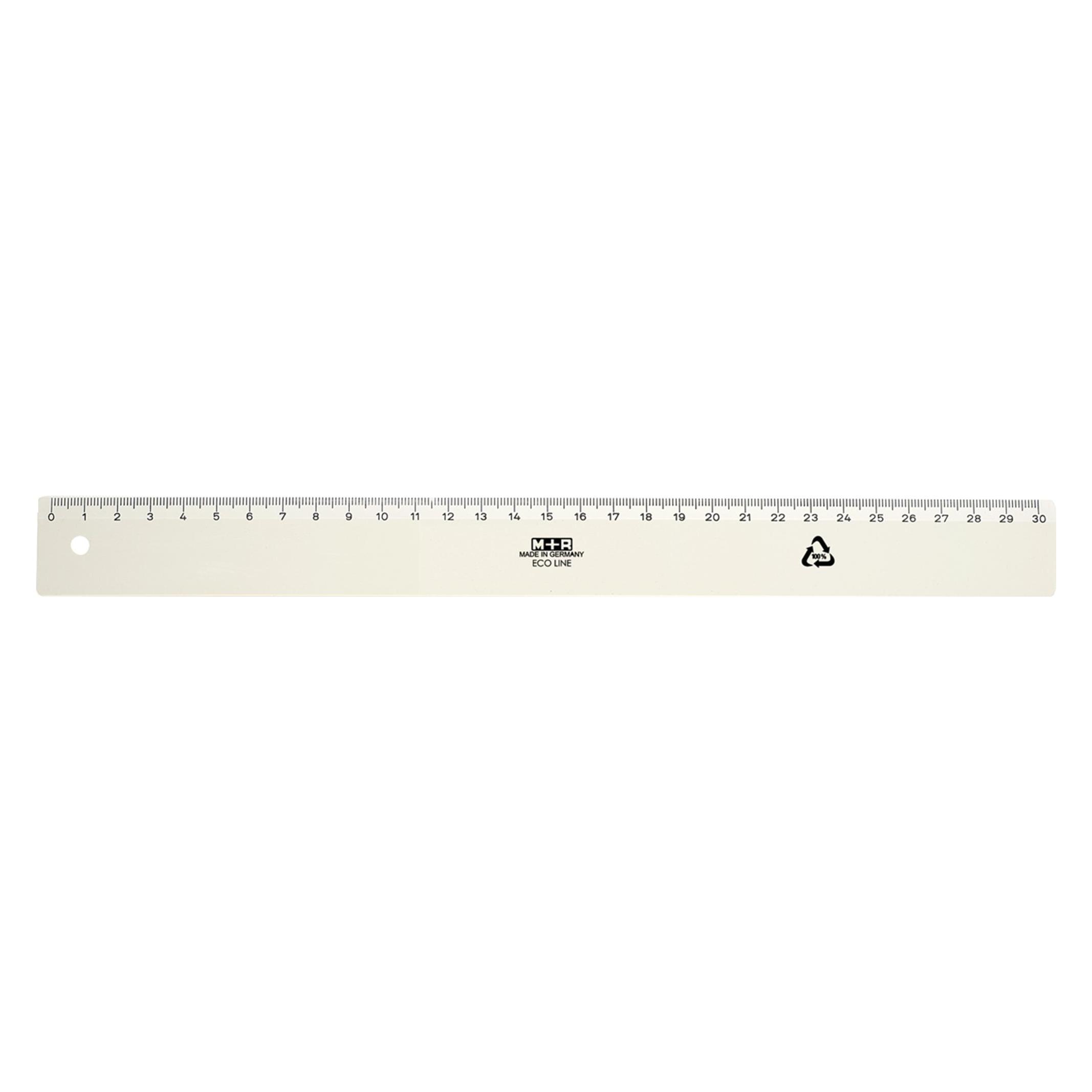 M+r M + R Lineal ECO 2 30,0 cm, weiss (30 cm, Kunststoff) (11301800)