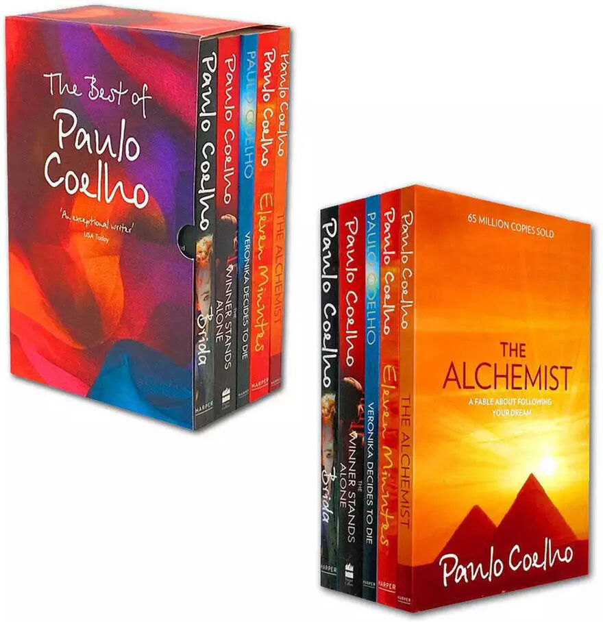 Harper Thorsons The Best of Paulo Coelho 5 Books Collection Set - Alchemist, Veronika Decides to Die, Eleven Minutes, Brida, The Winner Stands Alone - Paperback