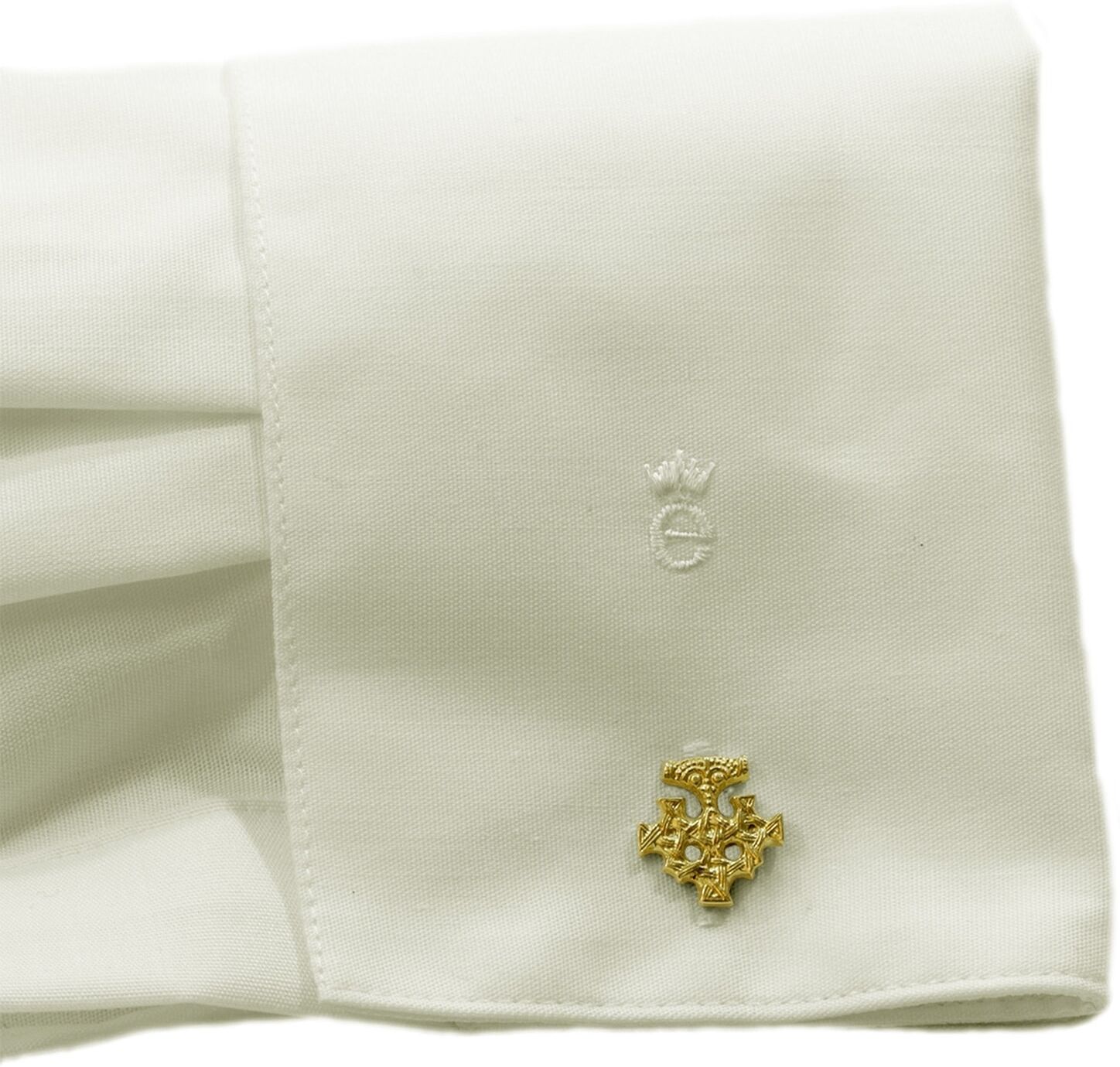 Manschettenknöpfe OSTSEE-SCHMUCK "- Hiddensee - Silber 925/000, vergoldet - ohne Stein" Gr. 15, gold (goldfarben, gelb), Manschettenknöpfe, Herren, Blacklist, Silber 925 (Sterlingsilber), Manschettenknöpfe