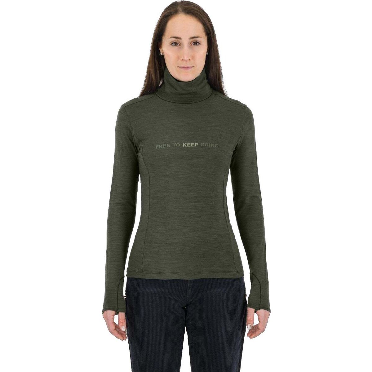 Karpos Coppolo Merino W High Neck LS deep depths (327) M 2532030-327-M