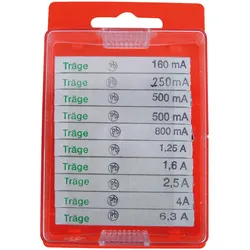 SORTIMENT KT - Sortiment G-Sicherungs-Sortiment, 5x20mm, träge, Keramik