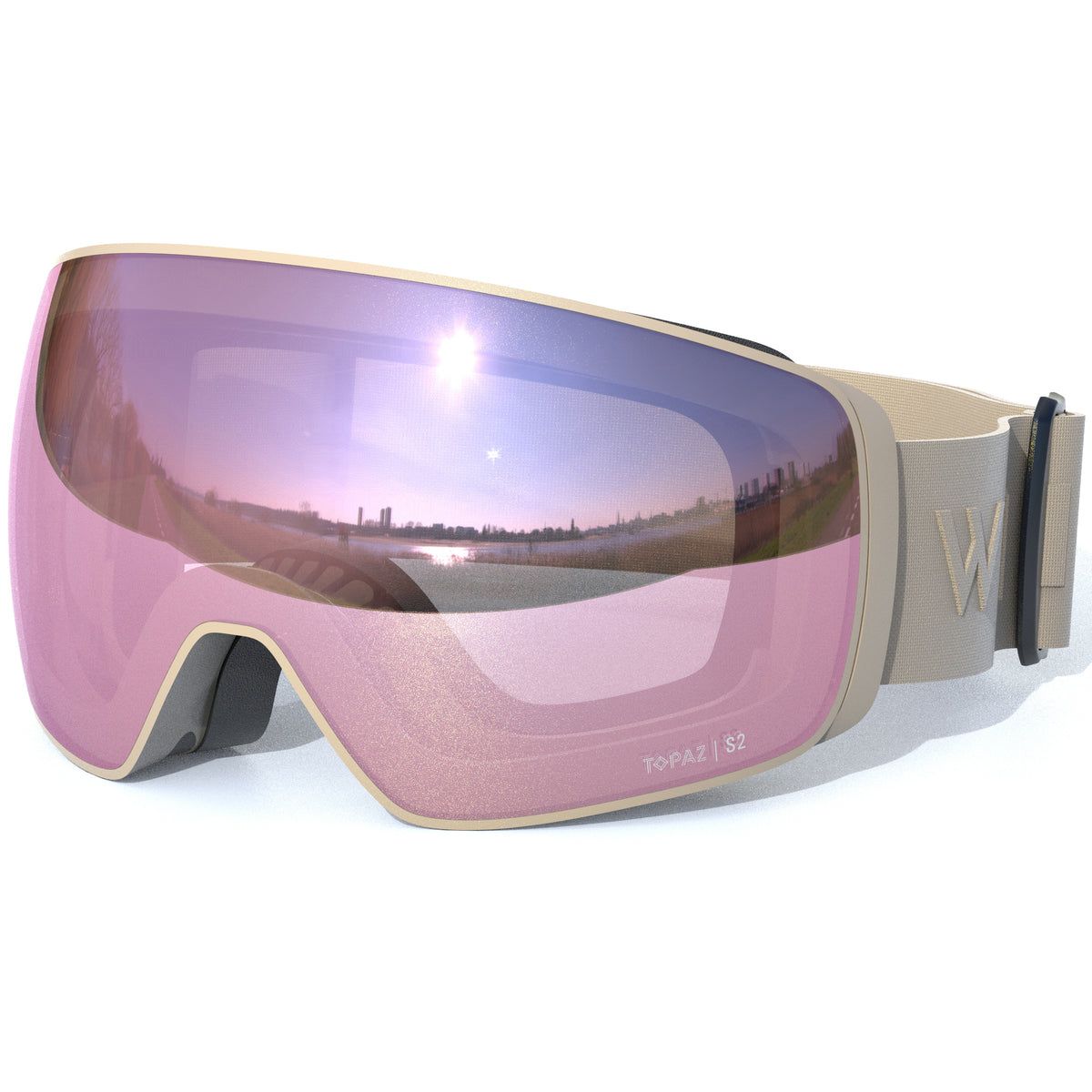 Whistler Morzine Topaz V Ski Goggle w/ Magnetic Interchangeable Lens island fossil (1265) One size W254010-1265-One size