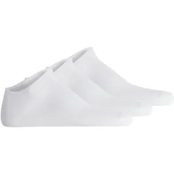 Hudson Unisex Sneakersocken, 3er Pack - Simply, kurze Socken, einfarbig Weiss / 39-42