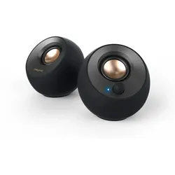 Creative Pebble V2, 2.0 Lautsprecher, 3,5 mm Stereoklinke, USB Powered
