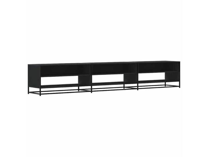Meuble TV - Meuble de télévision - noir 270x40x46 cm - en Bois d'ingénierie